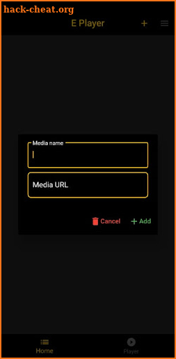 E Player screenshot