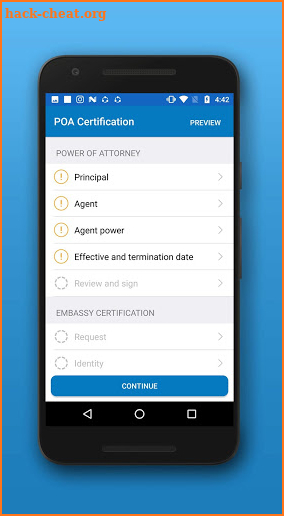 E-POA screenshot