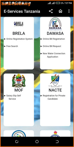 E-services Tanzania screenshot