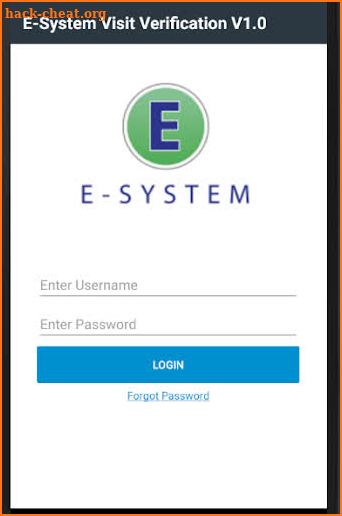 E-System Visit Verification screenshot