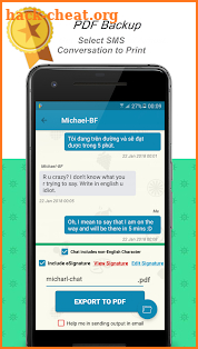 E2PDF Pro (SMS Backup, Contact, Log, Super Backup) screenshot