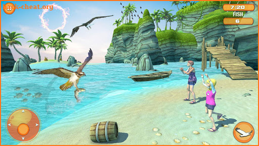Eagle Family Survival Hunt: 3D Birds Game screenshot
