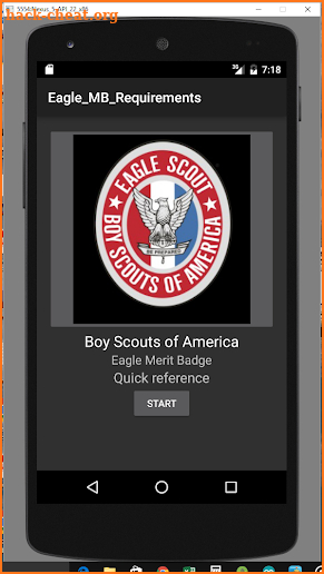 Eagle Merit Badge Quick Ref screenshot