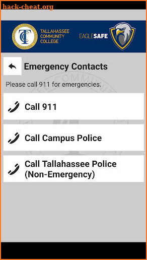 Eagle Safe - Safety App of TCC screenshot