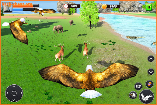 Eagle Simulator: Flying Bird Family Games screenshot