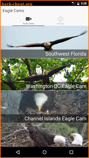 EagleCam screenshot