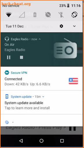 Eagles Radio screenshot