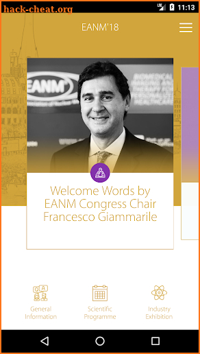 EANM'18 Congress App screenshot