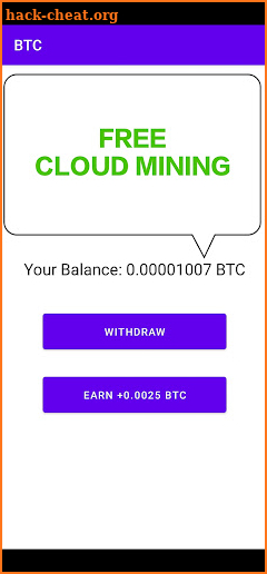 Earn Bitcoin: BTC Cloud Miner screenshot