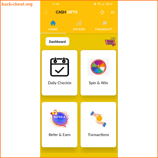 Earn Cash Gifts screenshot