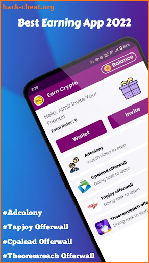 Earn Crypto screenshot