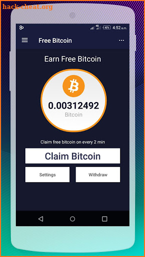 Earn Free Bitcoin - Claim Free Bitcoin Every 2 Min screenshot
