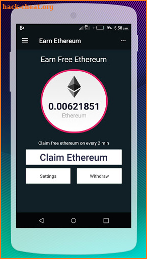 Earn Free Ethereum - Claim Ethereum on Every 2 Min screenshot
