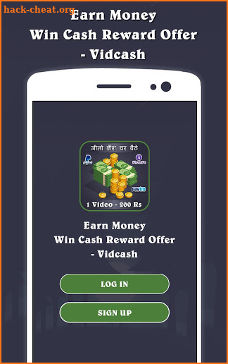 Earn Money Win Cash Reward Offer - Vidcash screenshot