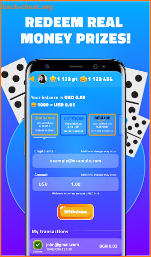 Earn money with Givvy Domino screenshot