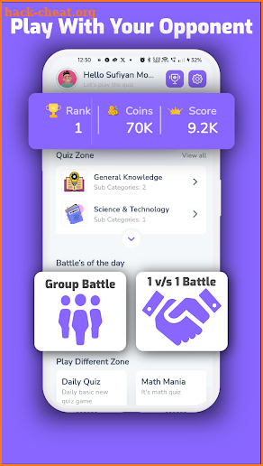 Earning Quiz: Play & Earn Cash screenshot