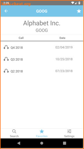Earnings Calls screenshot
