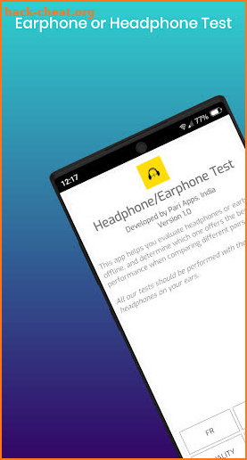 Earphone and Headphone Test screenshot