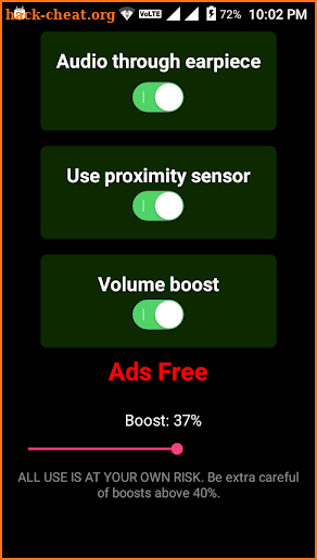 Earpiece Speaker Volume booster- speaker fix screenshot