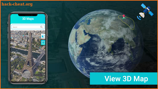 Earth 3d Maps - GPS Route Finder & Street View Map screenshot