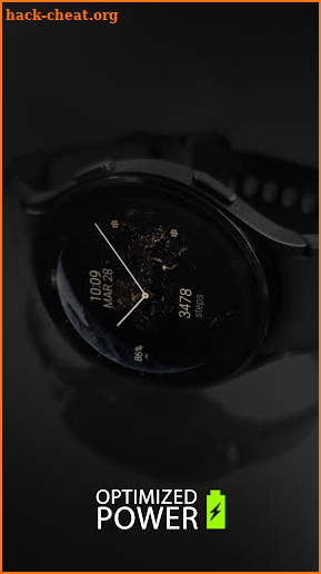 Earth analog watch face screenshot
