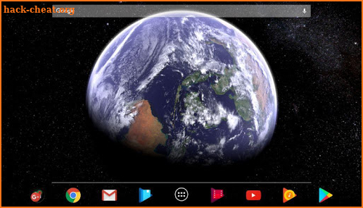 Earth & Moon in HD Gyro 3D Parallax Live Wallpaper screenshot
