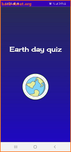 Earth day quiz screenshot