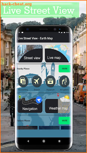 Earth Map Live: GPS Tracking Voice Navigation 2019 screenshot