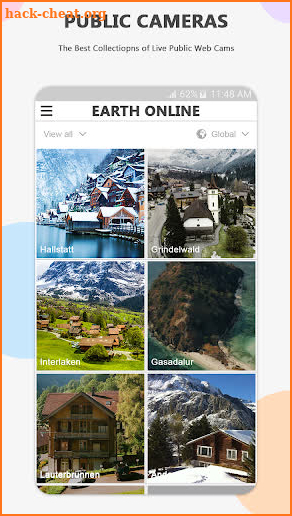 Earth Online Live World Webcams - Public Cameras screenshot