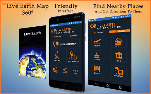 Earth OnLive - World Live View, GPS Map Navigation screenshot