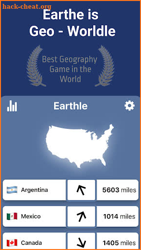 Earthle : Worldle for Country screenshot