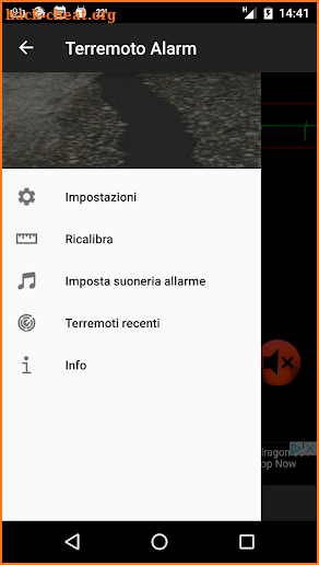 Earthquake Alarm Adv screenshot