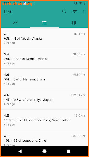 EarthQuake - Alerts & Monitoring screenshot