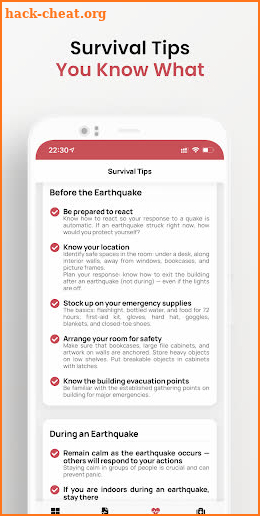 Earthquake Prediction App screenshot