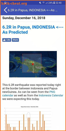 Earthquake Prediction News screenshot