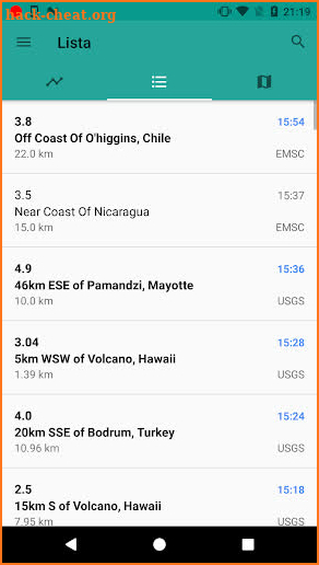 EarthQuake PRO screenshot