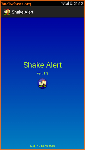 Earthquake Shake Alert screenshot