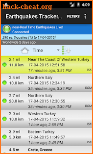 Earthquakes Tracker Pro screenshot