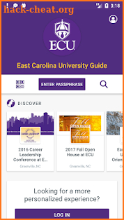 East Carolina University Guide screenshot