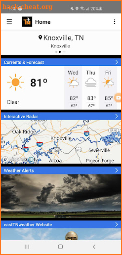 East Tennessee Weather screenshot