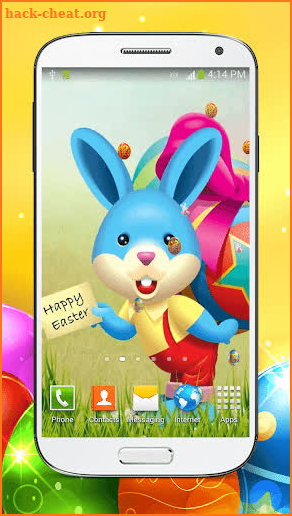 Easter Bunny Live Wallpaper HD screenshot