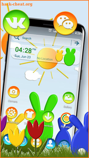 Easter Bunny Theme Launcher screenshot