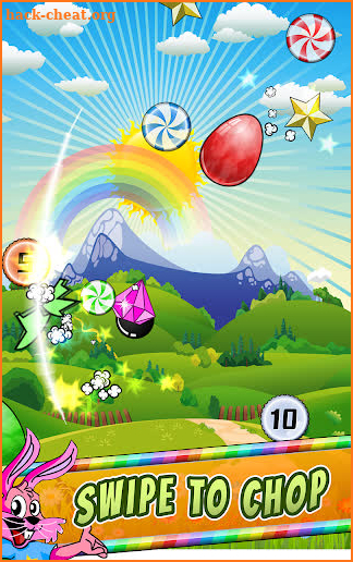 Easter Egg Candy Slicer Game screenshot
