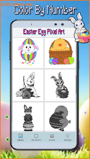 Easter Egg Coloring  Color By Number_PixelArt screenshot