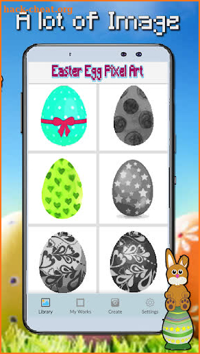 Easter Egg Coloring  Color By Number_PixelArt screenshot