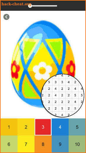 Easter Egg Coloring Game - Color By Number screenshot