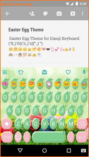 Easter Egg Emoji Keyboard screenshot