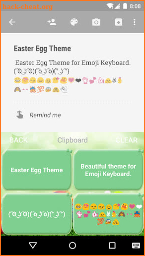 Easter Egg Emoji Keyboard screenshot