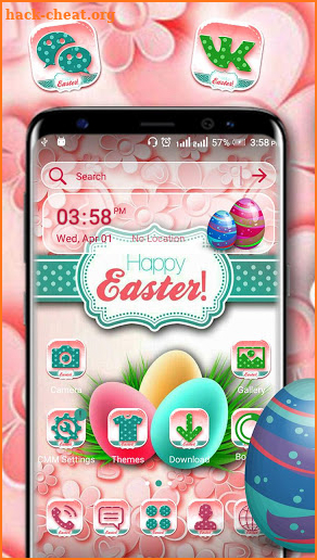 Easter Egg Launcher Theme screenshot
