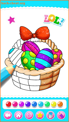 Easter Eggs Coloring Book screenshot